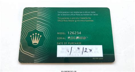 nfc rolex warranty card|new rolex warranty card 2020.